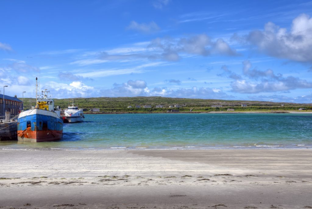 Taking a Ferry to the Aran Islands
